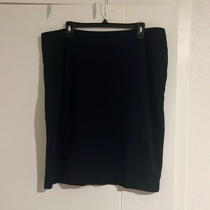 Ann Taylor Factory Pencil Skirt XL Navy